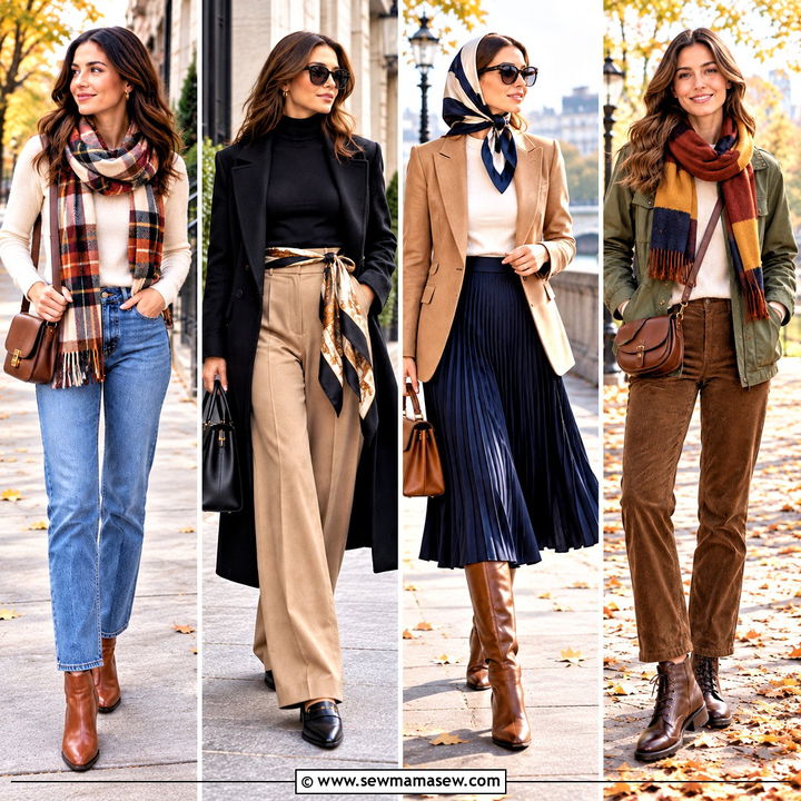 15 Fall Scarves Outfit Ideas for Cozy, Chic Everyday Layers