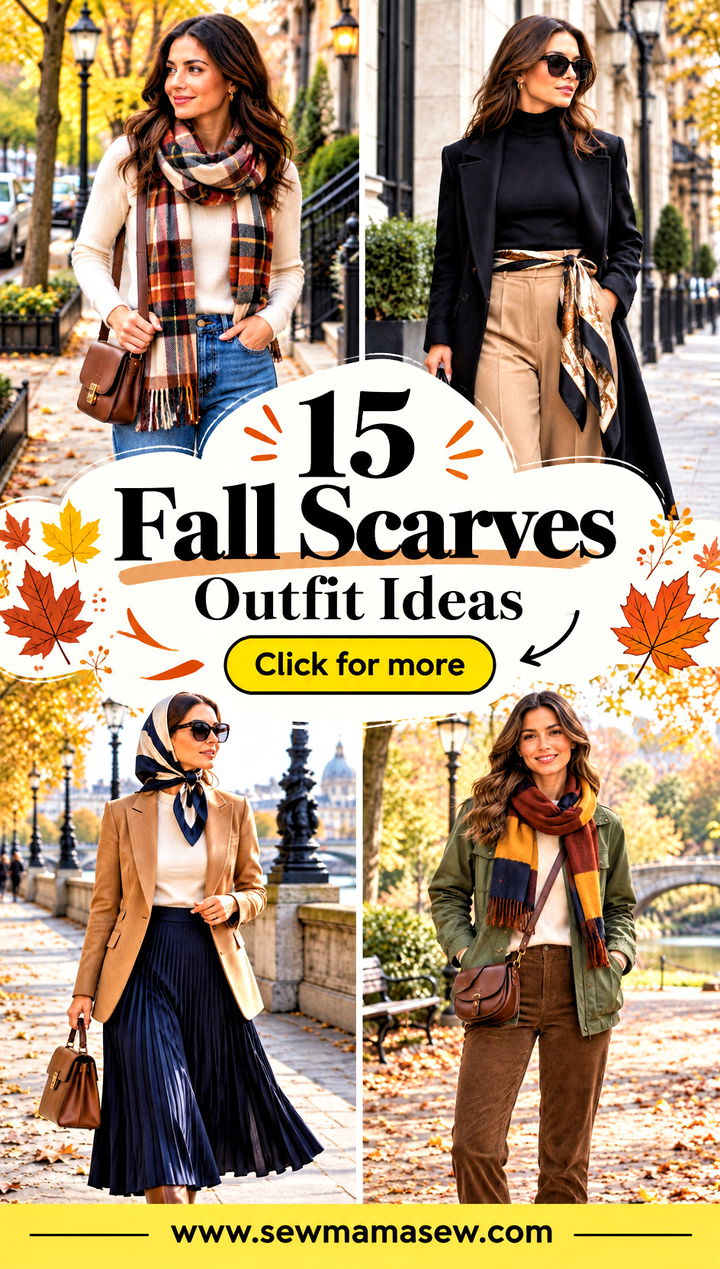 15 Fall Scarves Outfit Ideas for Cozy Chic Everyday Layers - 15 Fall Scarves Outfit Ideas for Cozy, Chic Everyday Layers
