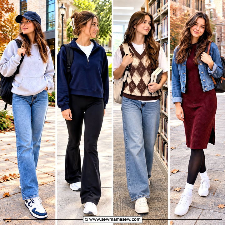 15 Fall School Outfits Comfy Enough for Chilly Class Days