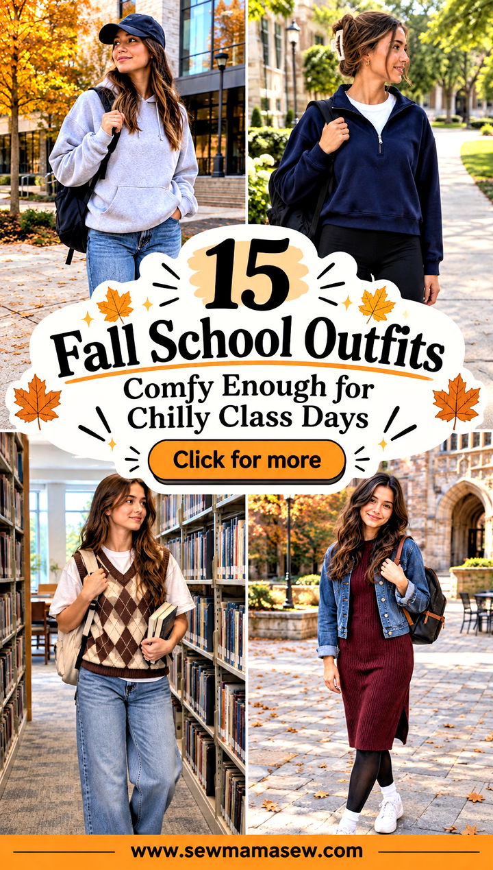 15 Fall School Outfits Comfy Enough for Chilly Class Days - 15 Fall School Outfits Comfy Enough for Chilly Class Days