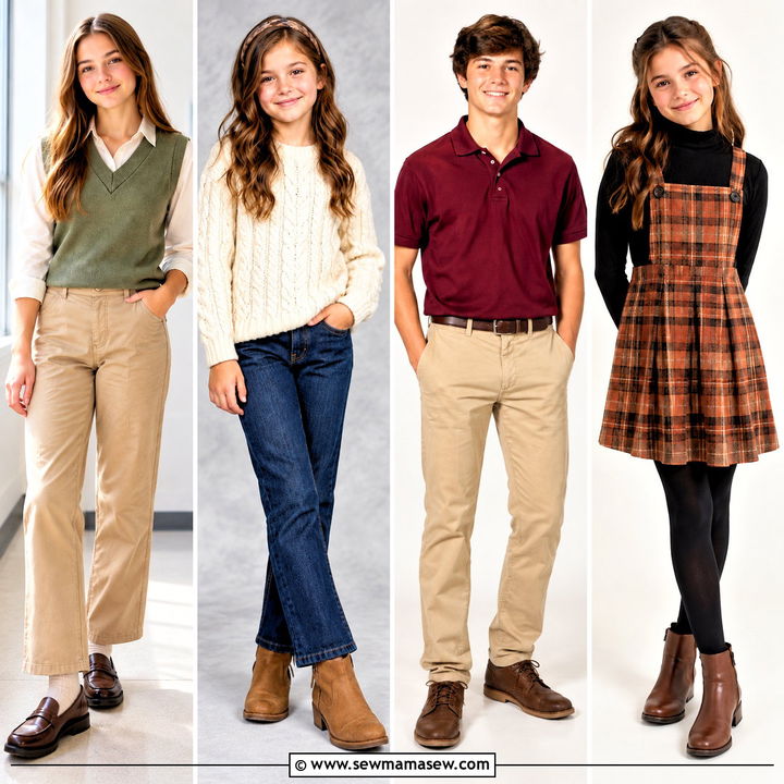 15 Fall School Photos Outfits for Charming Picture-Day Looks