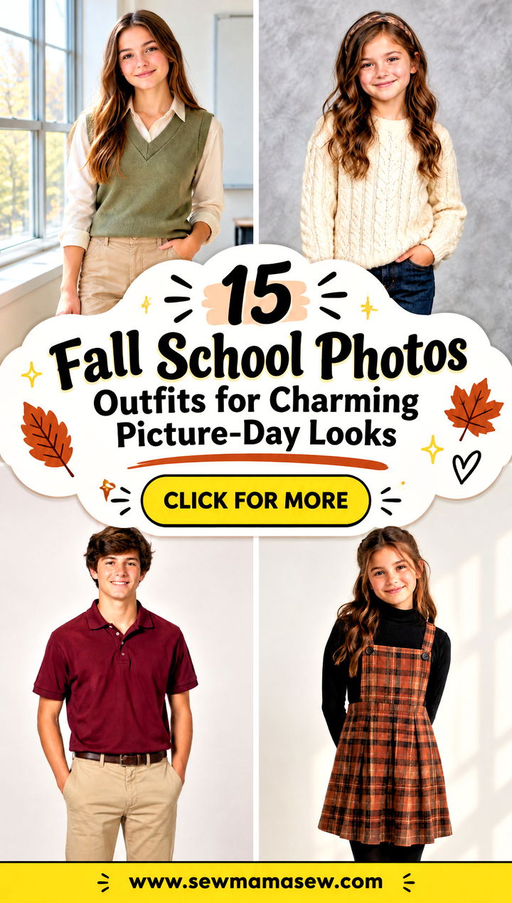 15 Fall School Photos Outfits for Charming Picture-Day Looks - 15 Fall School Photos Outfits for Charming Picture-Day Looks