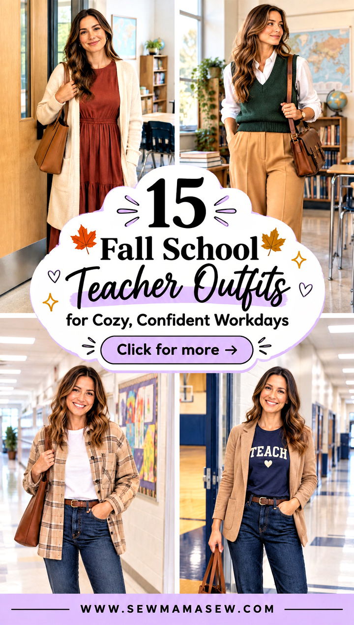 15 Fall School Teacher Outfits for Cozy Confident Workdays - 15 Fall School Teacher Outfits for Cozy, Confident Workdays