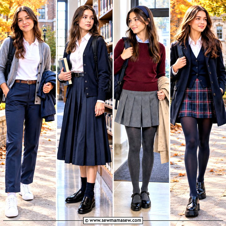 15 Fall School Uniform Ideas for a Fresh, Cozy Class Look