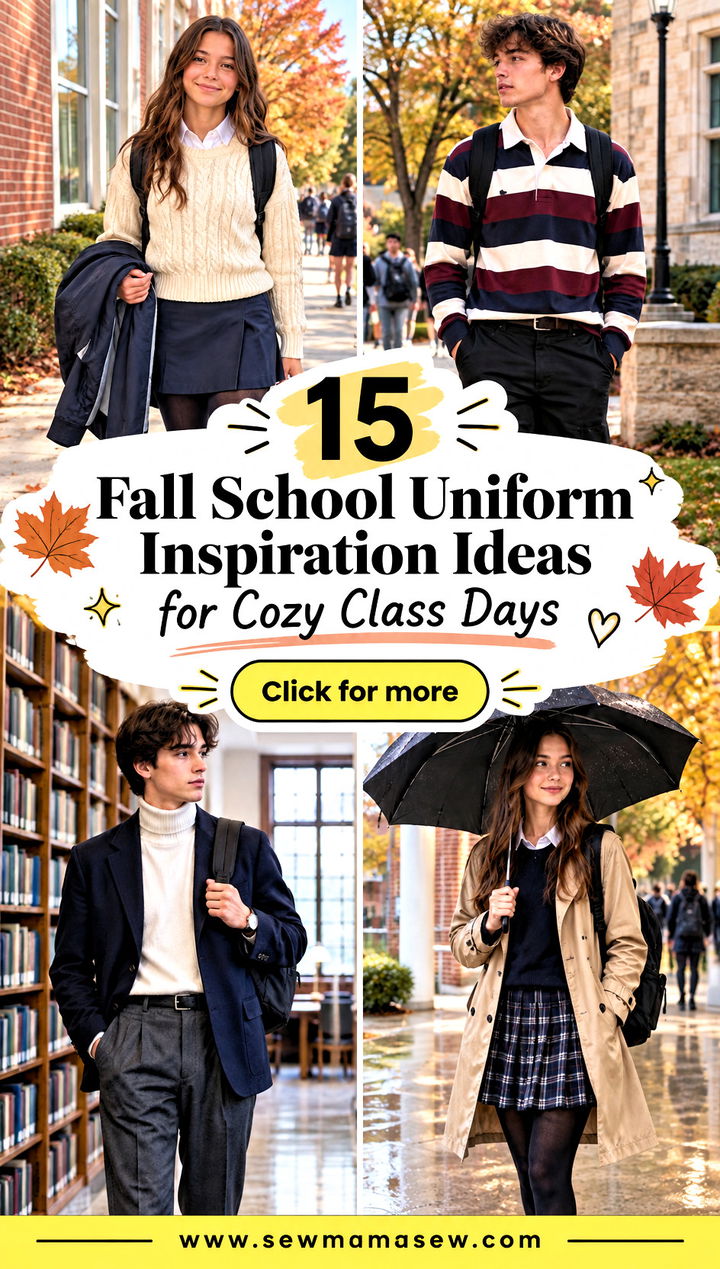 15 Fall School Uniform Inspiration Ideas for Cozy Class Days - 15 Fall School Uniform Inspiration Ideas for Cozy Class Days