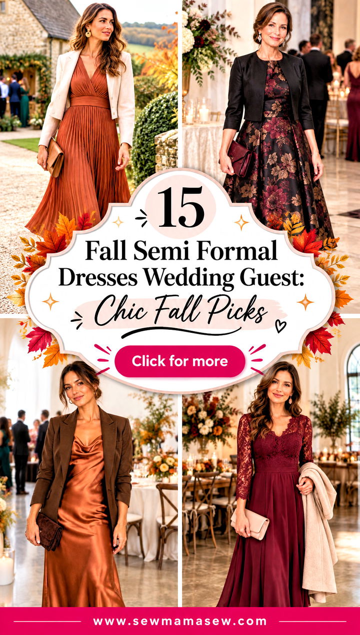 15 Fall Semi Formal Dresses Wedding Guest Chic Fall Picks - 15 Fall Semi Formal Dresses Wedding Guest: Chic Fall Picks