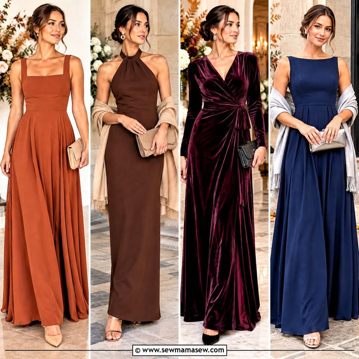 15 Fall Shades Bridesmaid Dresses for Warm, Dreamy Weddings
