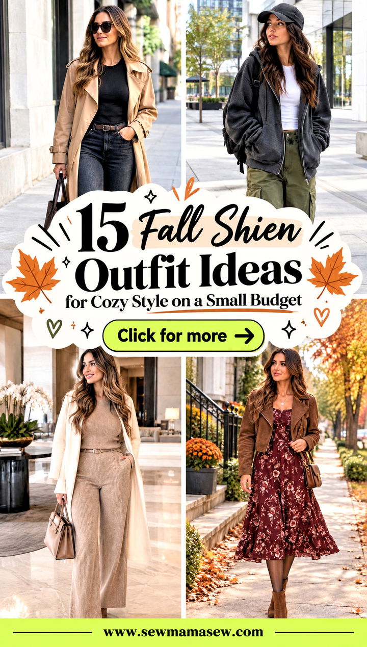 15 Fall Shien Outfit Ideas for Cozy Style on a Small Budget - 15 Fall Shien Outfit Ideas for Cozy Style on a Small Budget