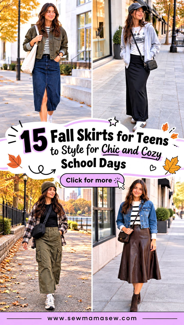 15 Fall Skirts for Teens to Style for Chic and Cozy School Days - 15 Fall Skirts for Teens to Style for Chic and Cozy School Days
