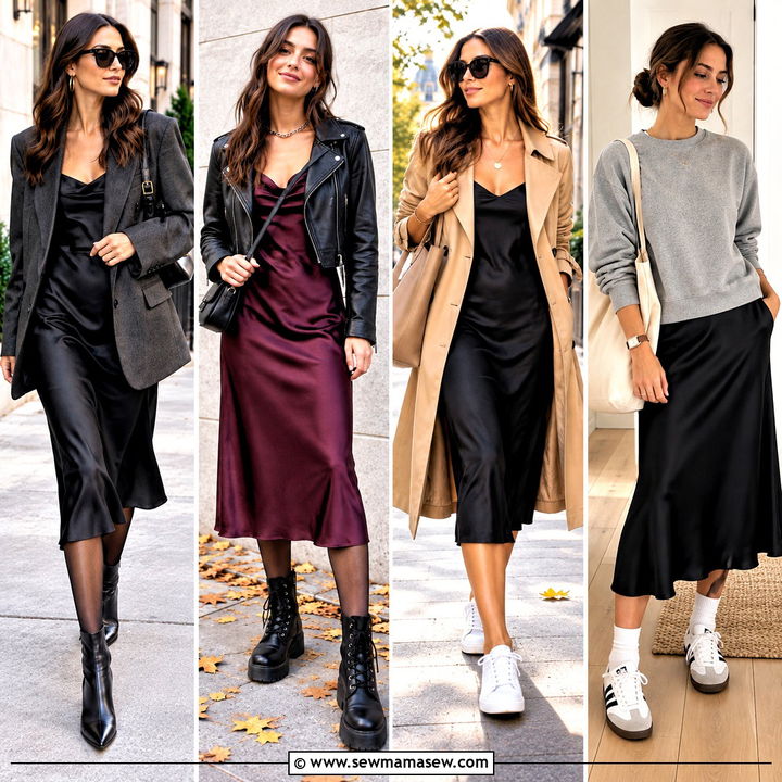 15 Fall Slip Dress Ideas for Effortless Layers on Cooler Days