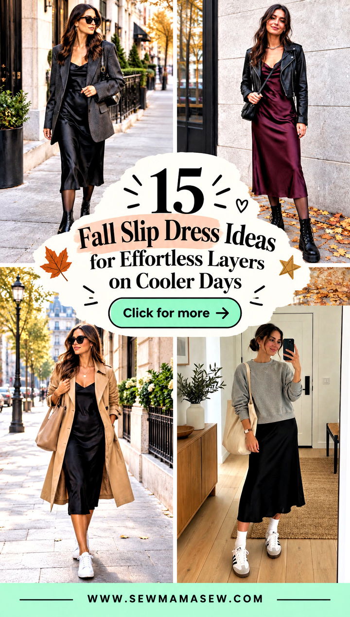 15 Fall Slip Dress Ideas for Effortless Layers on Cooler Days - 15 Fall Slip Dress Ideas for Effortless Layers on Cooler Days
