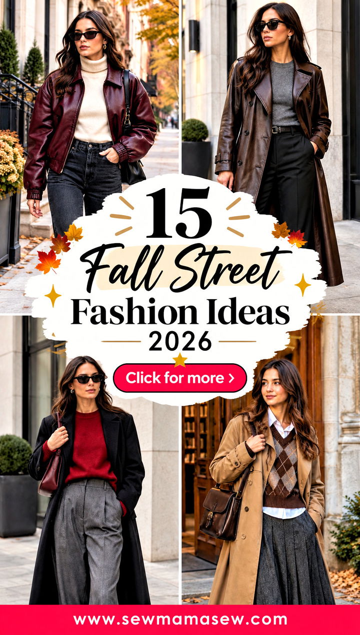 15 Fall Street Fashion Ideas 2026 for Effortlessly Cool Looks - 15 Fall Street Fashion Ideas 2026 for Effortlessly Cool Looks