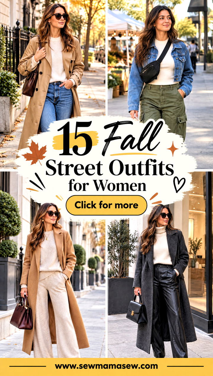 15 Fall Street Outfits for Women to Refresh Everyday Style - 15 Fall Street Outfits for Women to Refresh Everyday Style