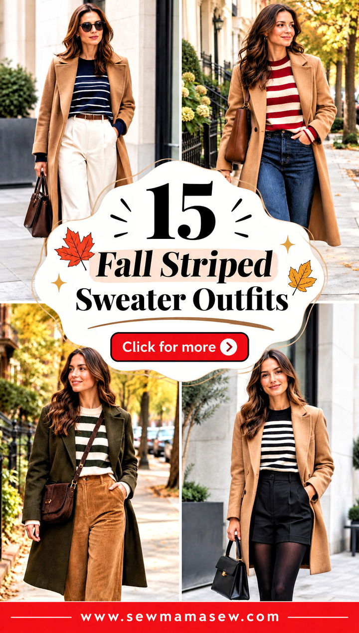 15 Fall Striped Sweater Outfits for Cozy Polished Weekends - 15 Fall Striped Sweater Outfits for Cozy, Polished Weekends