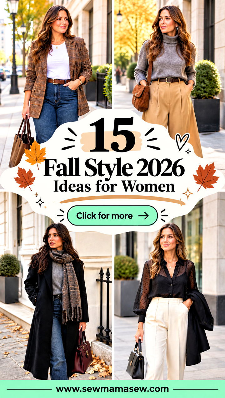 15 Fall Style 2026 Ideas for Women to Refresh Daily Looks - 15 Fall Style 2026 Ideas for Women to Refresh Daily Looks