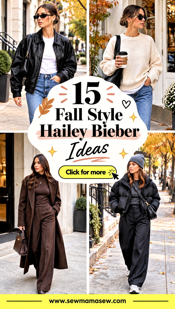 15 Fall Style Hailey Bieber Ideas for Cool Off-Duty Looks - 15 Fall Style Hailey Bieber Ideas for Cool Off-Duty Looks