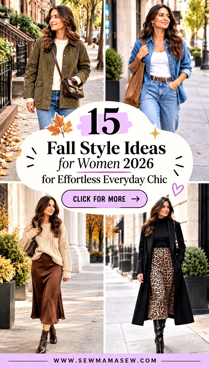 15 Fall Style Ideas for Women 2026 for Effortless Everyday Chic - 15 Fall Style Ideas for Women 2026 for Effortless Everyday Chic