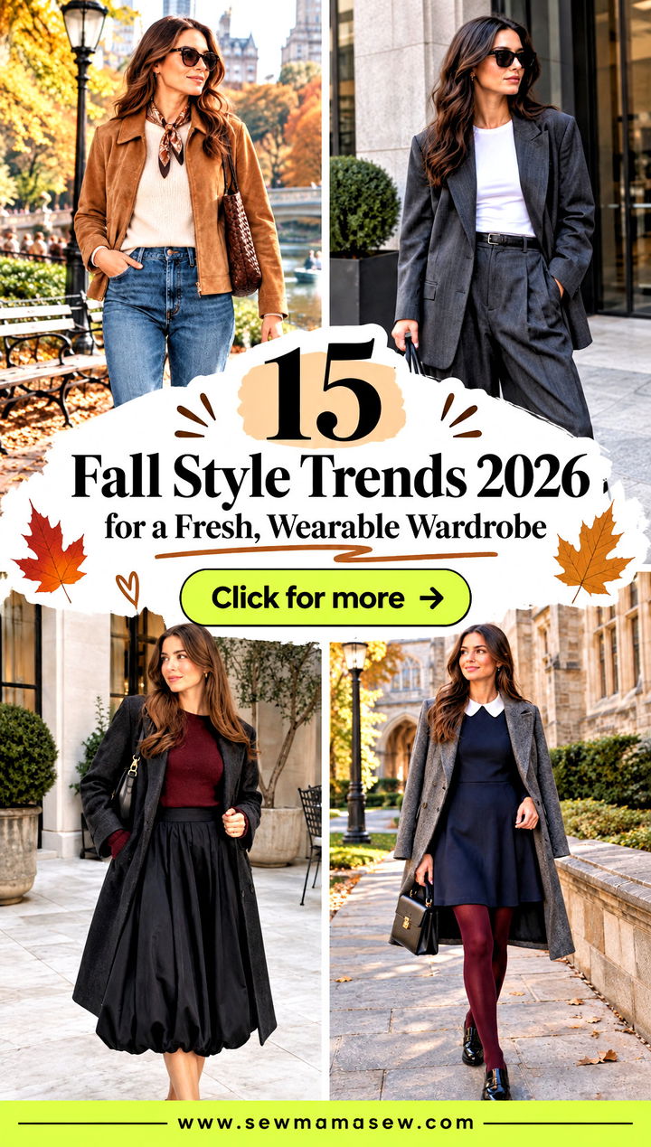 15 Fall Style Trends 2026 for a Fresh Wearable Wardrobe - 15 Fall Style Trends 2026 for a Fresh, Wearable Wardrobe