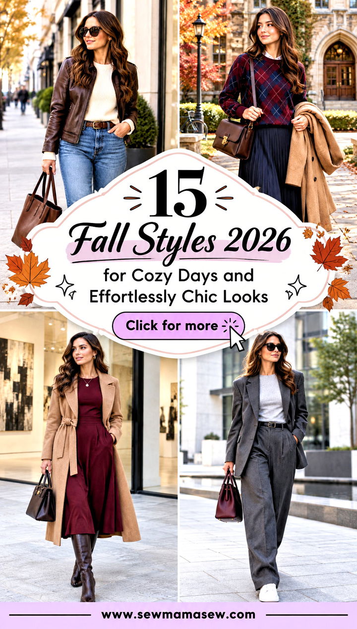 15 Fall Styles 2026 for Cozy Days and Effortlessly Chic Looks - 15 Fall Styles 2026 for Cozy Days and Effortlessly Chic Looks