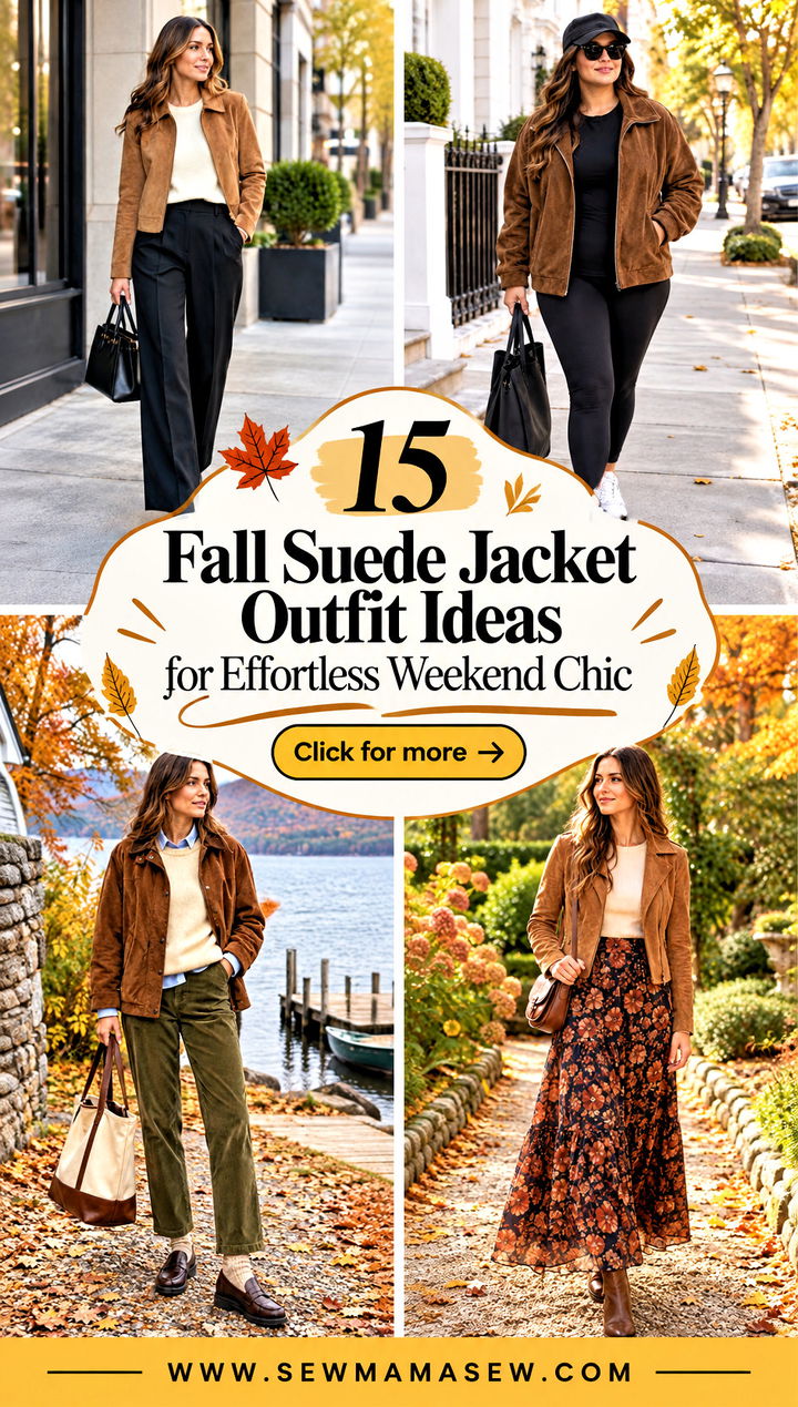 15 Fall Suede Jacket Outfit Ideas for Effortless Weekend Chic - 15 Fall Suede Jacket Outfit Ideas for Effortless Weekend Chic