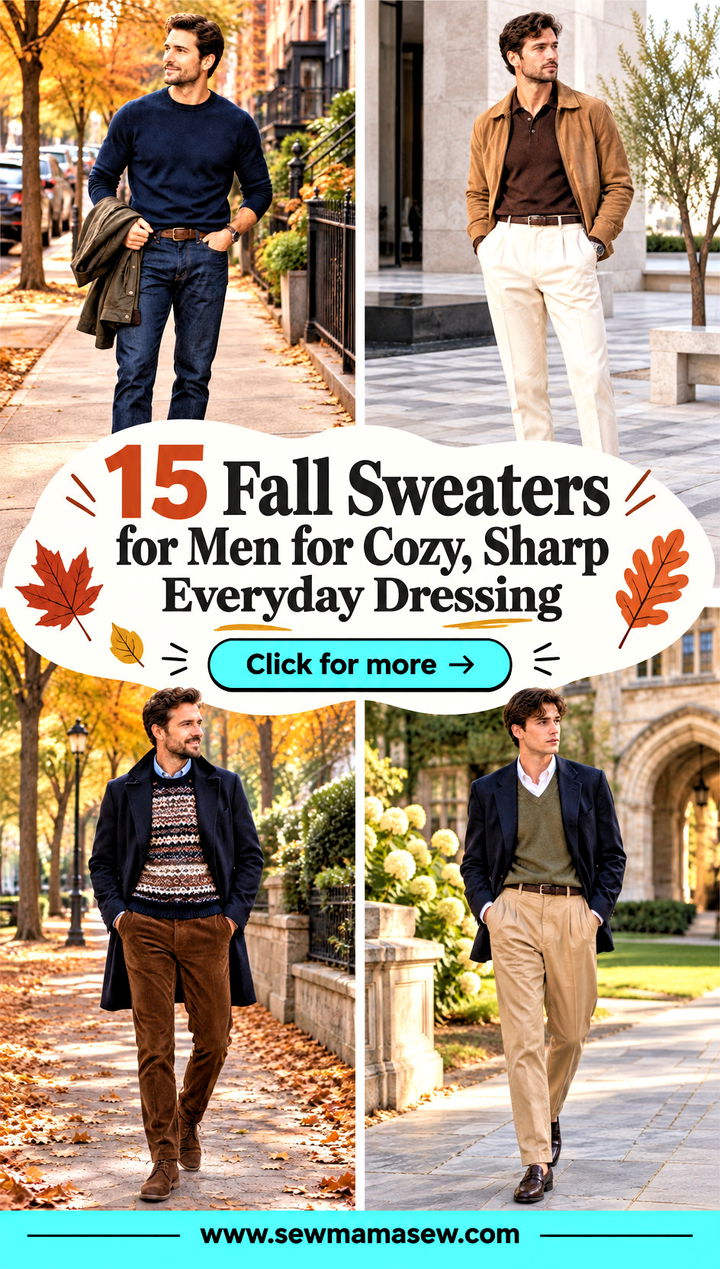 15 Fall Sweaters for Men for Cozy Sharp Everyday Dressing - 15 Fall Sweaters for Men for Cozy, Sharp Everyday Dressing