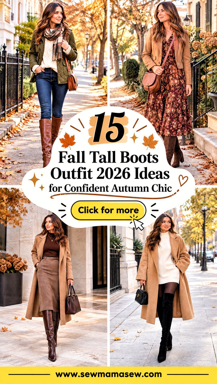 15 Fall Tall Boots Outfit 2026 Ideas for Confident Autumn Chic - 15 Fall Tall Boots Outfit 2026 Ideas for Confident Autumn Chic