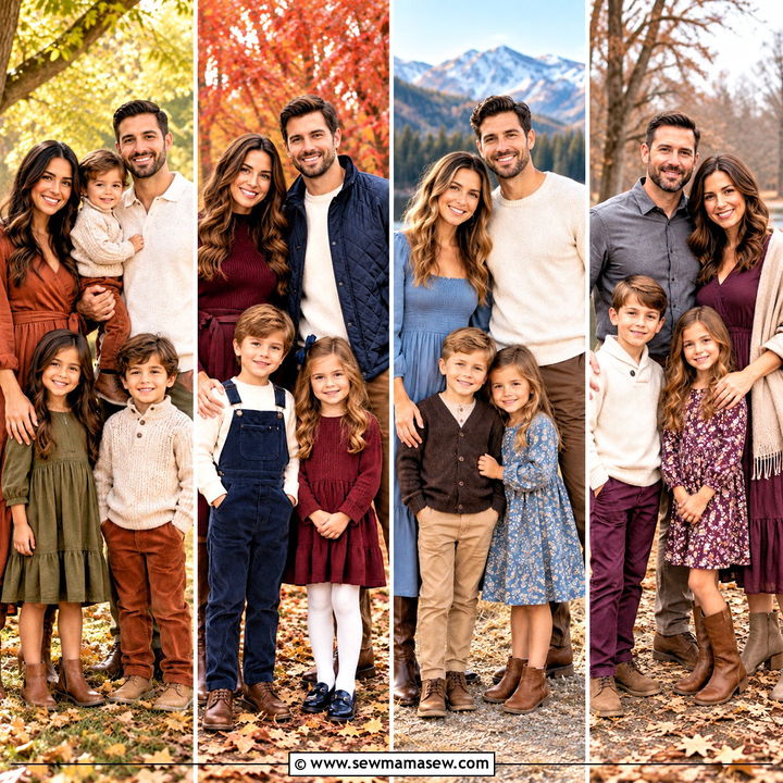 15 Fall Theme Family Picture Outfits for Charming Photos