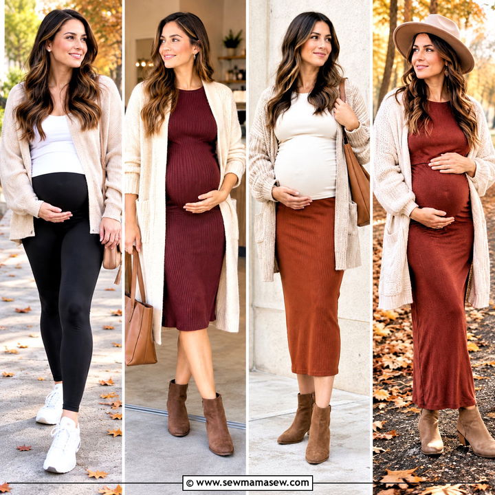 15 Fall Third Trimester Outfits for Cozy Everyday Comfort