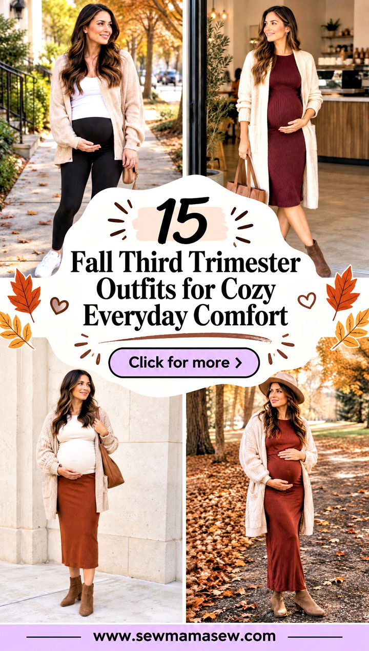 15 Fall Third Trimester Outfits for Cozy Everyday Comfort - 15 Fall Third Trimester Outfits for Cozy Everyday Comfort
