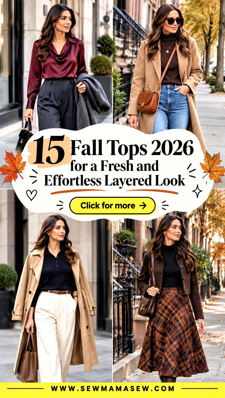 15 Fall Tops 2026 for a Fresh and Effortless Layered Look - 15 Fall Tops 2026 for a Fresh and Effortless Layered Look