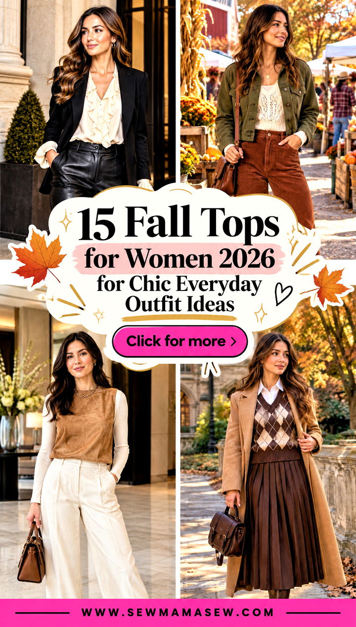 15 Fall Tops for Women 2026 for Chic Everyday Outfit Ideas - 15 Fall Tops for Women 2026 for Chic Everyday Outfit Ideas