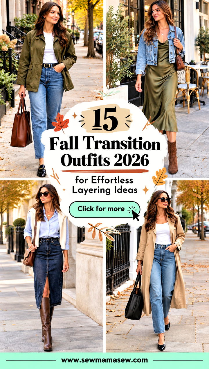 15 Fall Transition Outfits 2026 for Effortless Layering Ideas - 15 Fall Transition Outfits 2026 for Effortless Layering Ideas