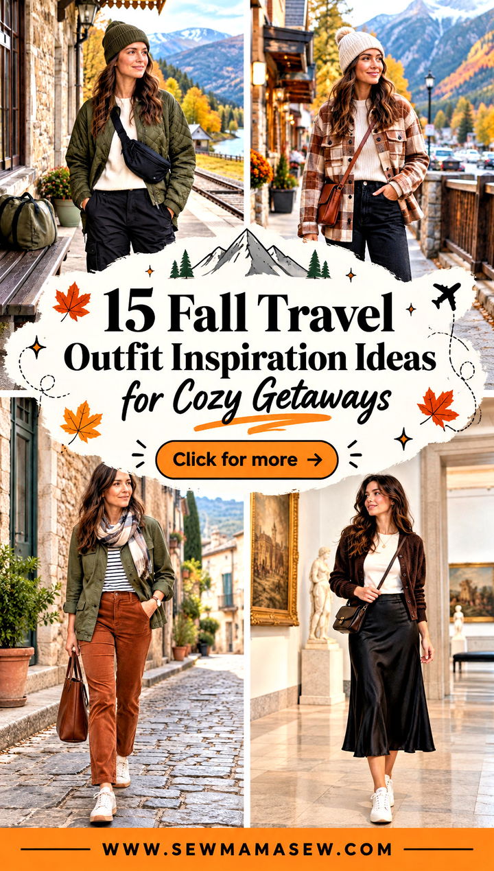 15 Fall Travel Outfit Inspiration Ideas for Cozy Getaways - 15 Fall Travel Outfit Inspiration Ideas for Cozy Getaways