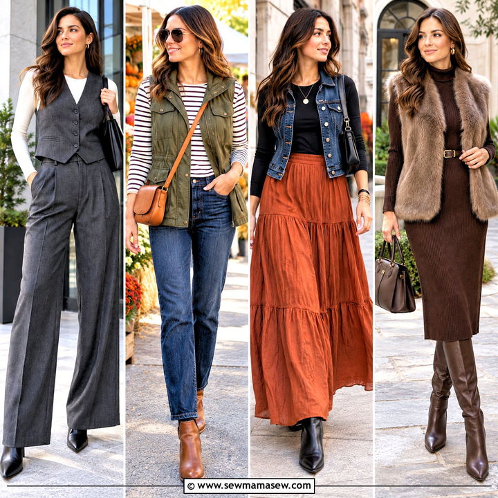 15 Fall Vest Outfits for Women 2026: Chic Layering Ideas