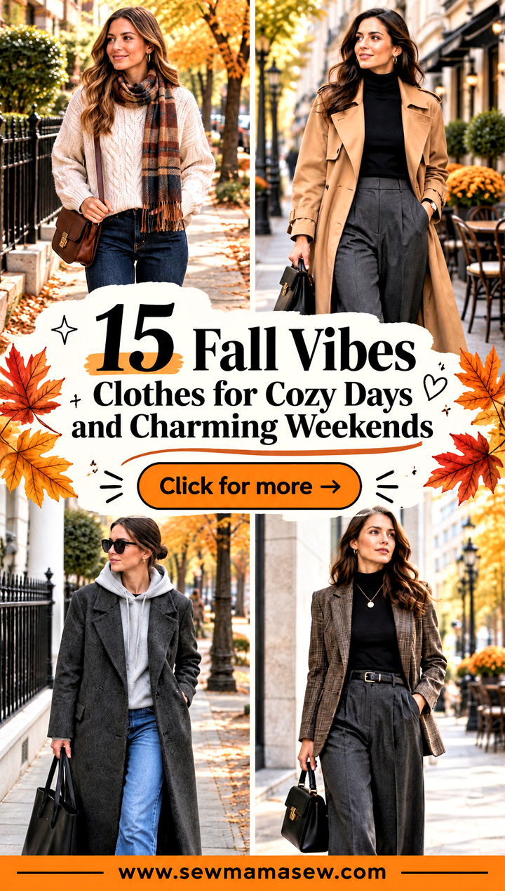 15 Fall Vibes Clothes for Cozy Days and Charming Weekends - 15 Fall Vibes Clothes for Cozy Days and Charming Weekends