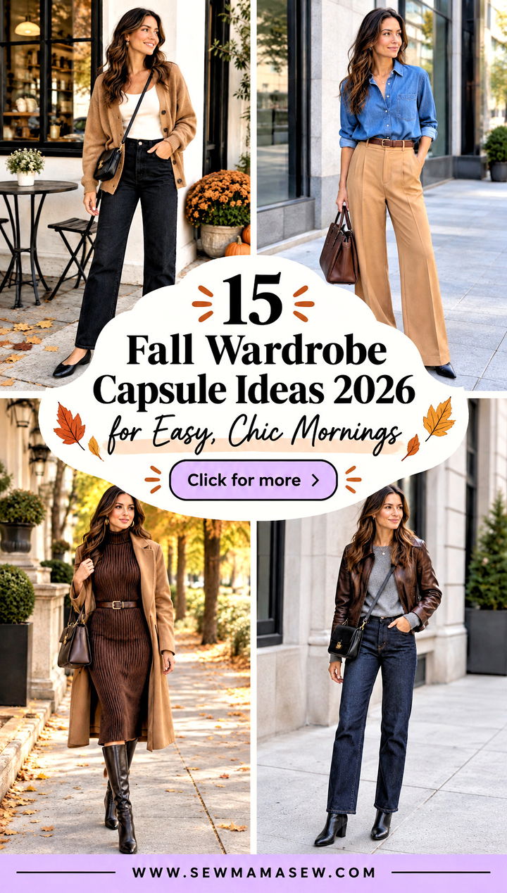 15 Fall Wardrobe Capsule Ideas 2026 for Easy Chic Mornings - 15 Fall Wardrobe Capsule Ideas 2026 for Easy, Chic Mornings