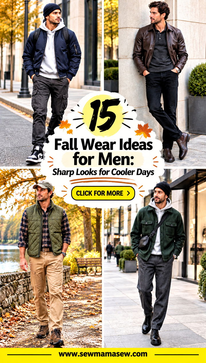 15 Fall Wear Ideas for Men Sharp Looks for Cooler Days - 15 Fall Wear Ideas for Men: Sharp Looks for Cooler Days
