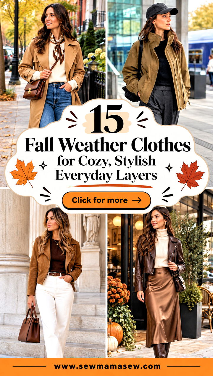 15 Fall Weather Clothes for Cozy Stylish Everyday Layers - 15 Fall Weather Clothes for Cozy, Stylish Everyday Layers