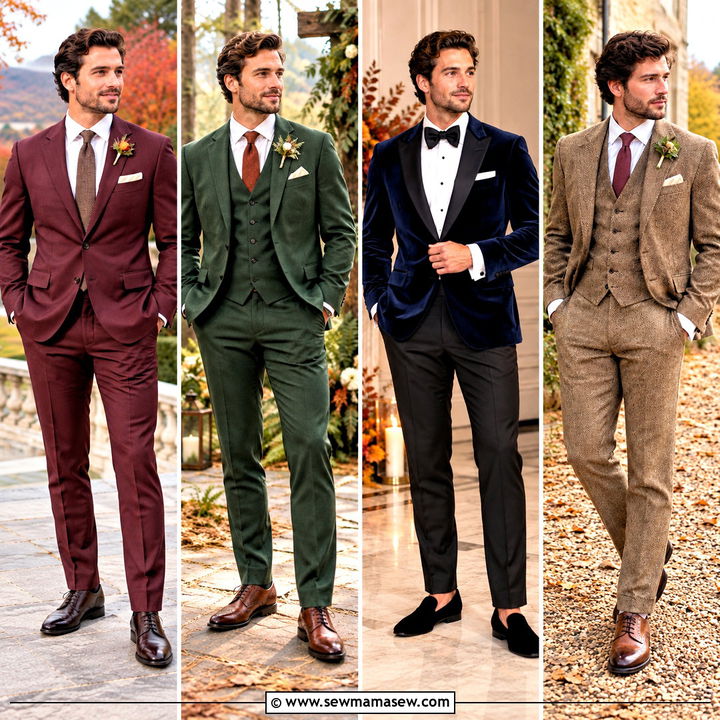 15 Fall Wedding Attire for Groom Ideas: Dapper Autumn Looks