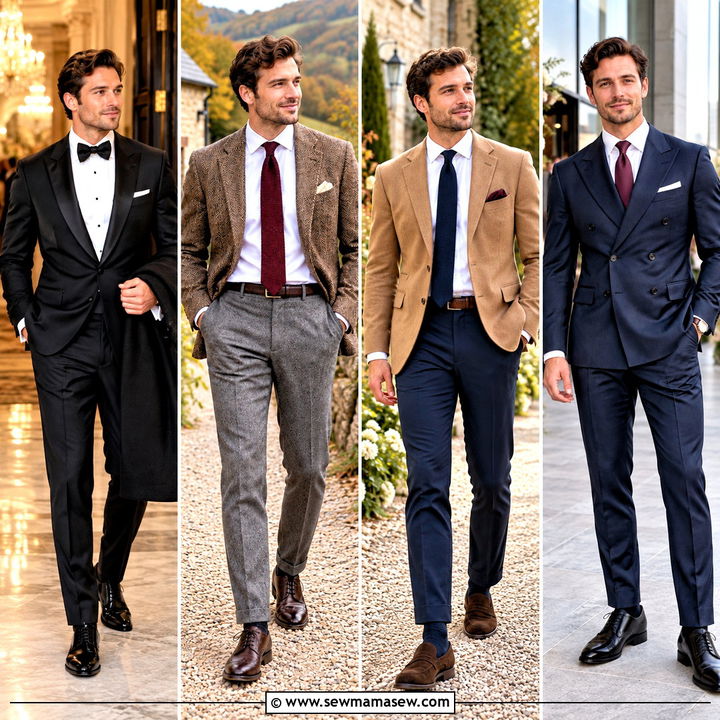 15 Fall Wedding Attire for Men Guest Ideas: Look Sharp