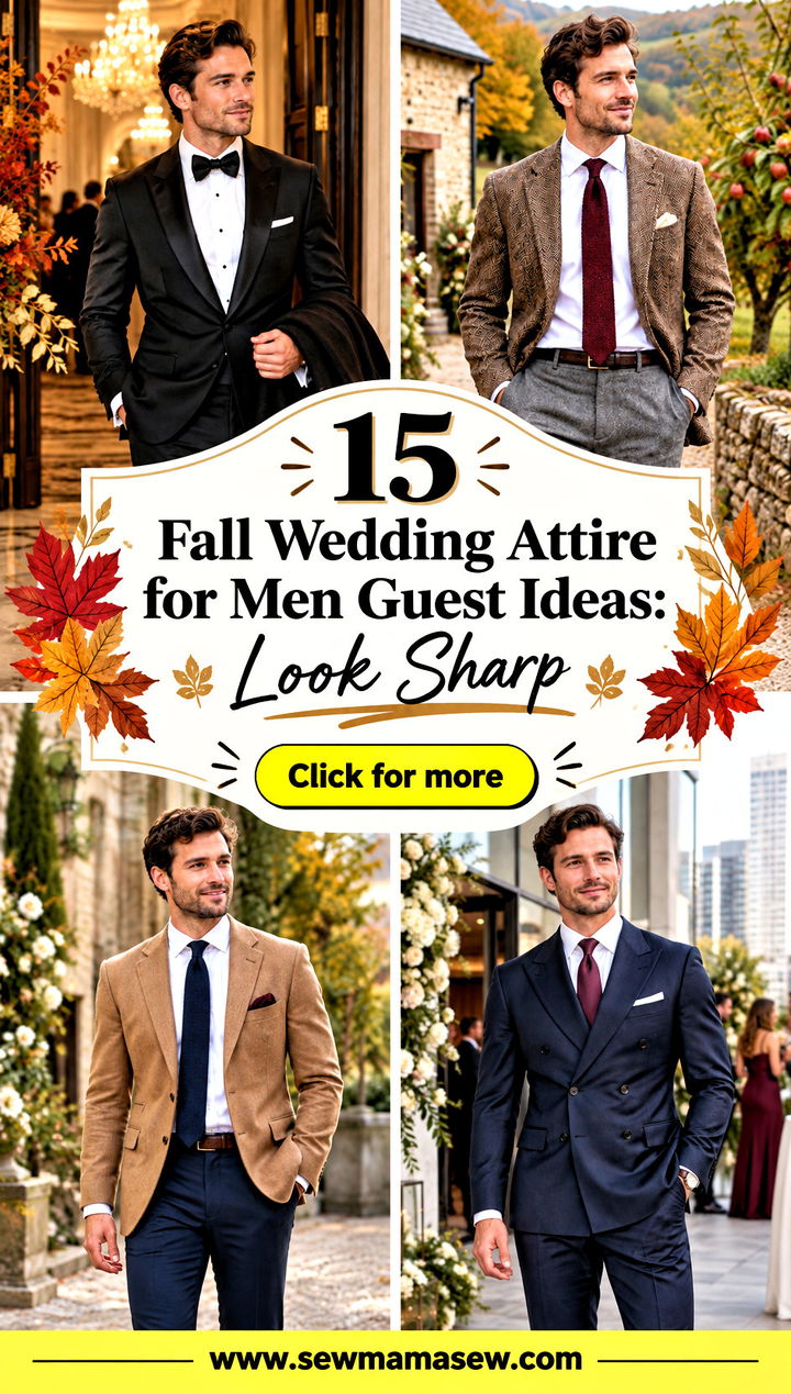 15 Fall Wedding Attire for Men Guest Ideas Look Sharp - 15 Fall Wedding Attire for Men Guest Ideas: Look Sharp