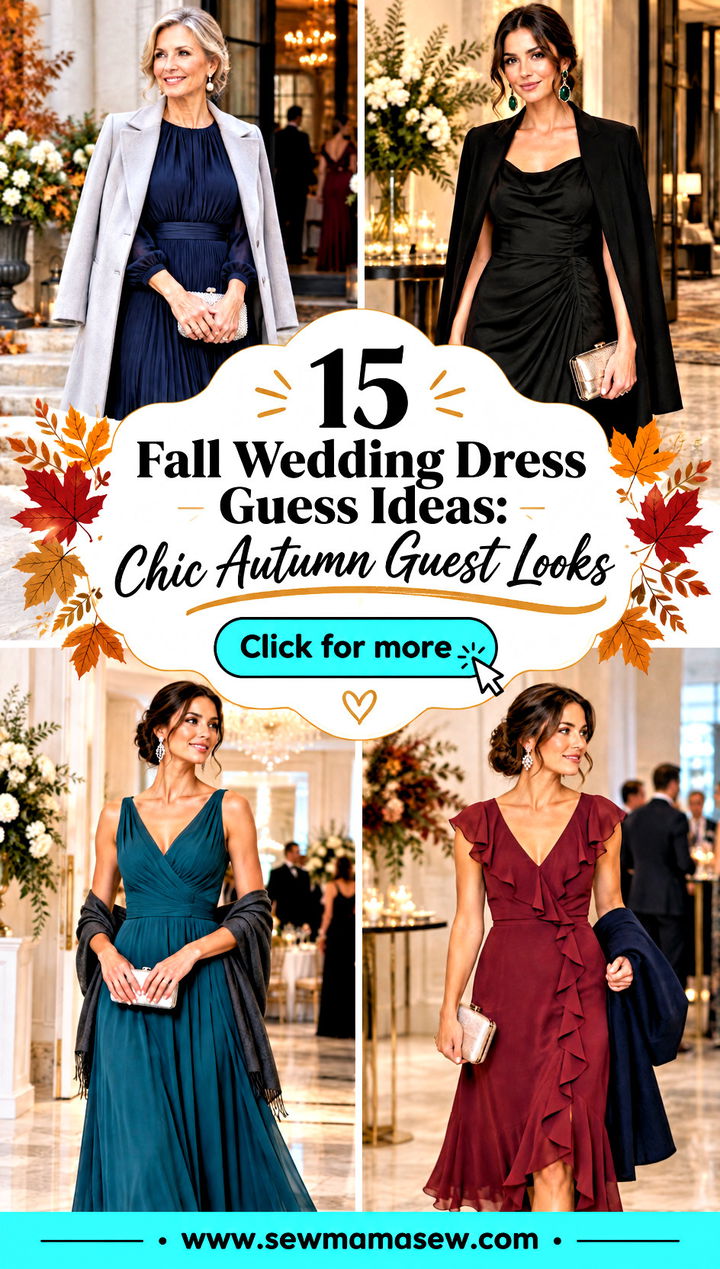 15 Fall Wedding Dress Guess Ideas Chic Autumn Guest Looks - 15 Fall Wedding Dress Guess Ideas: Chic Autumn Guest Looks