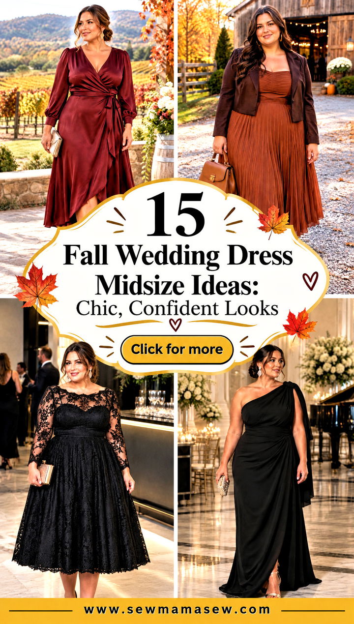 15 Fall Wedding Dress Midsize Ideas Chic Confident Looks - 15 Fall Wedding Dress Midsize Ideas: Chic, Confident Looks