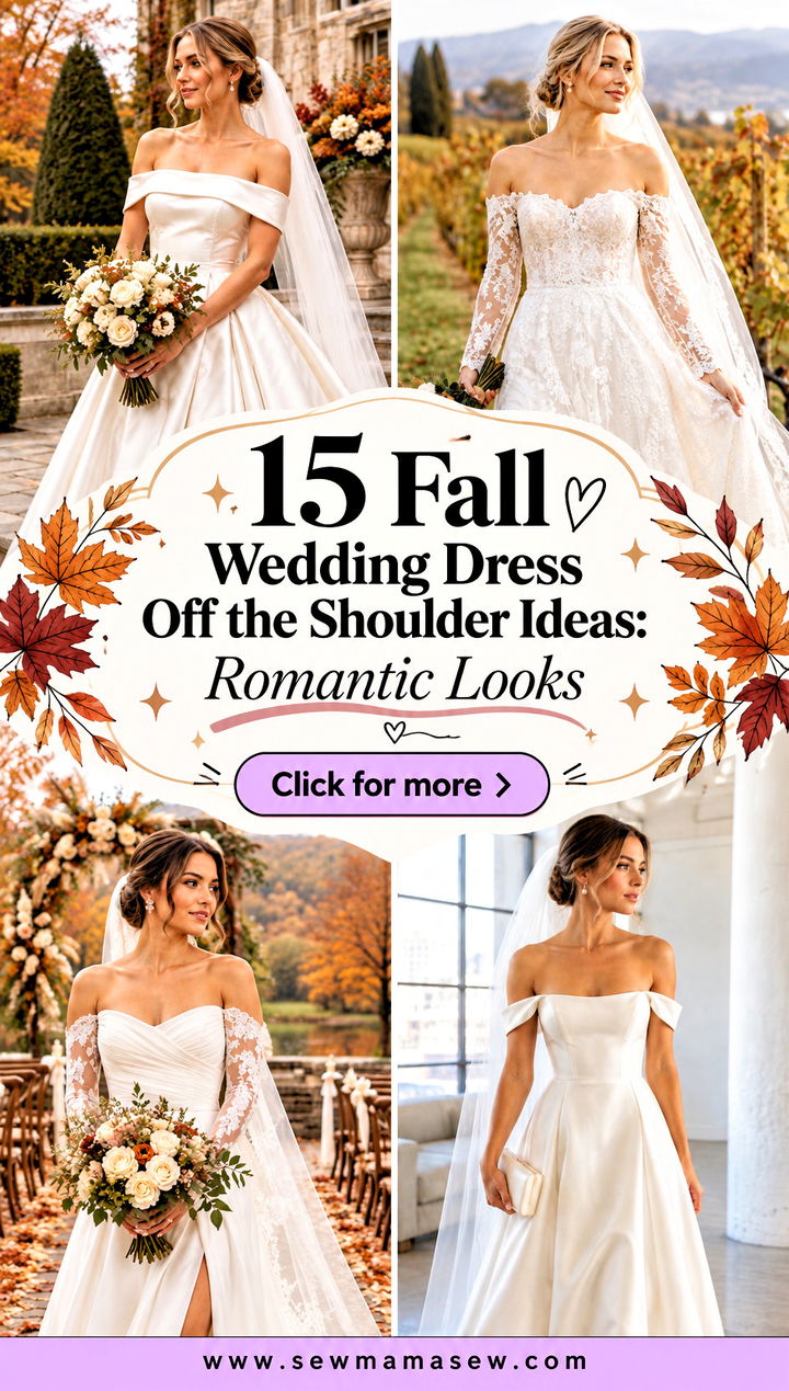 15 Fall Wedding Dress Off the Shoulder Ideas Romantic Looks - 15 Fall Wedding Dress Off the Shoulder Ideas: Romantic Looks