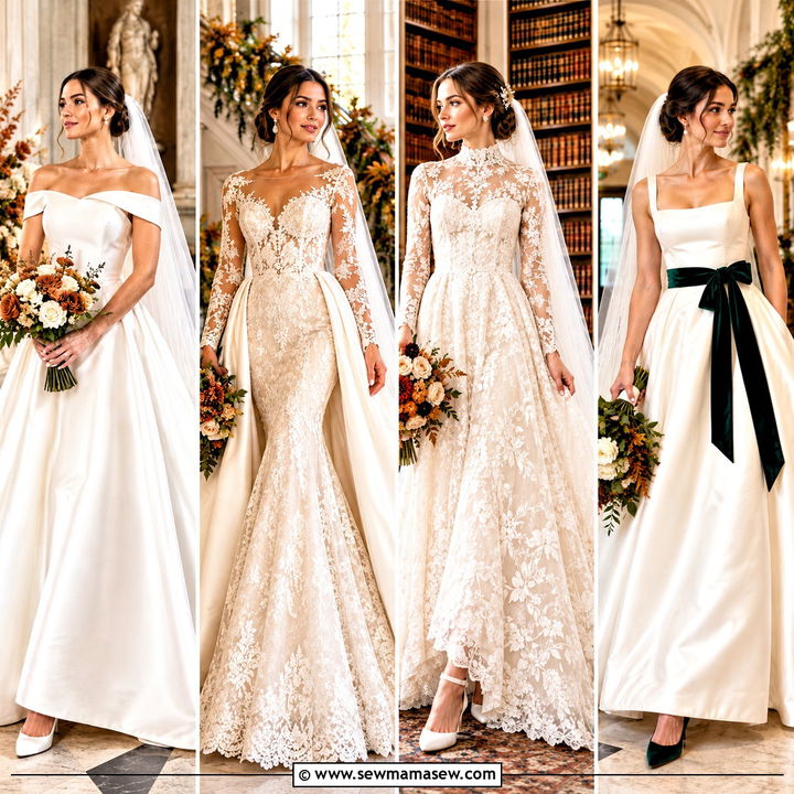 15 Fall Wedding Dress Styles: Romantic Looks for Autumn Brides