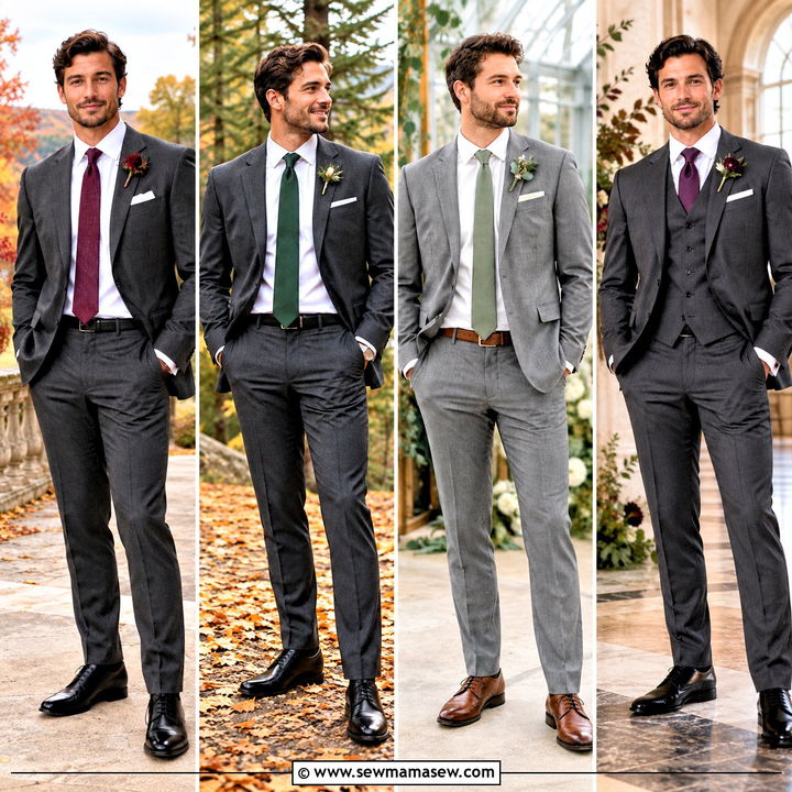 15 Fall Wedding Groom Attire Grey Ideas for a Refined Look