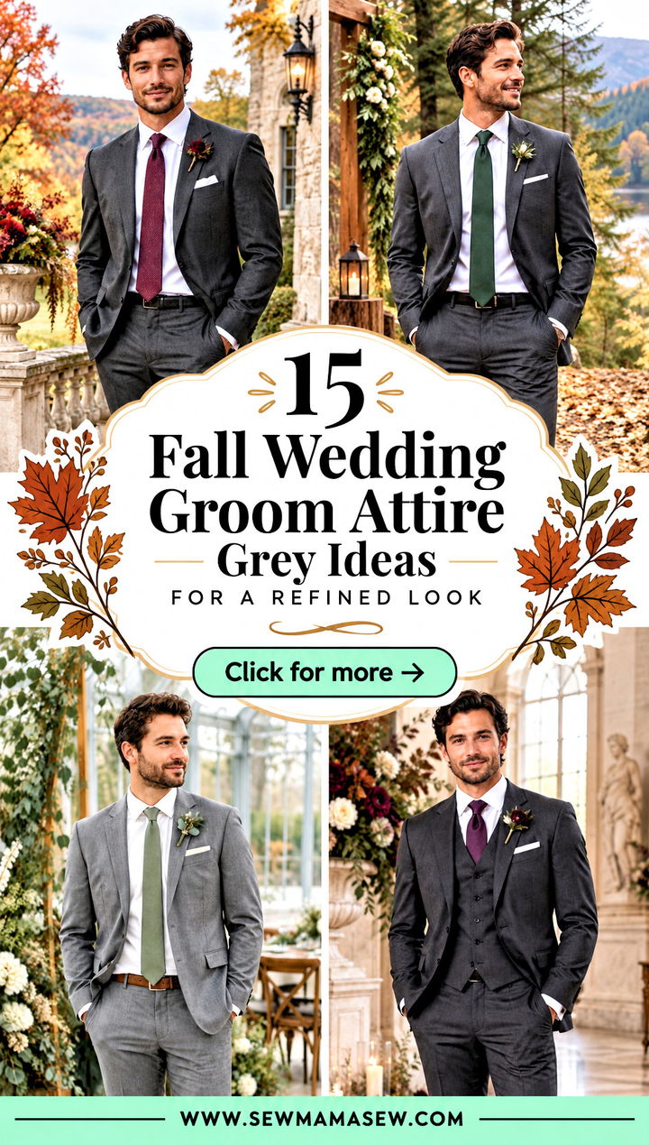 15 Fall Wedding Groom Attire Grey Ideas for a Refined Look - 15 Fall Wedding Groom Attire Grey Ideas for a Refined Look