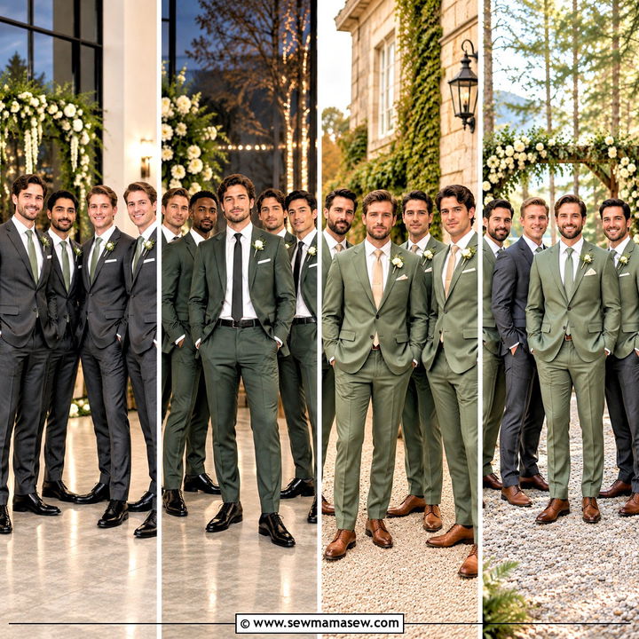 15 Fall Wedding Groomsmen Attire Sage Green Ideas: Fresh Style
