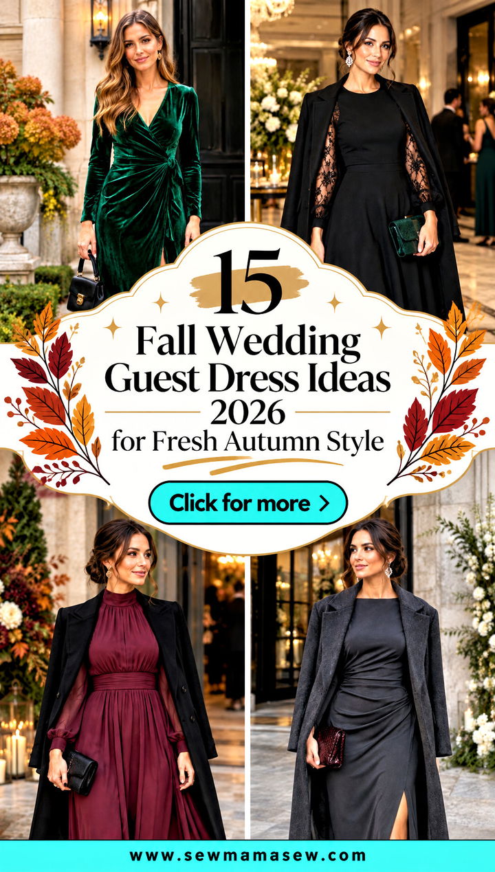 15 Fall Wedding Guest Dress Ideas 2026 for Fresh Autumn Style - 15 Fall Wedding Guest Dress Ideas 2026 for Fresh Autumn Style