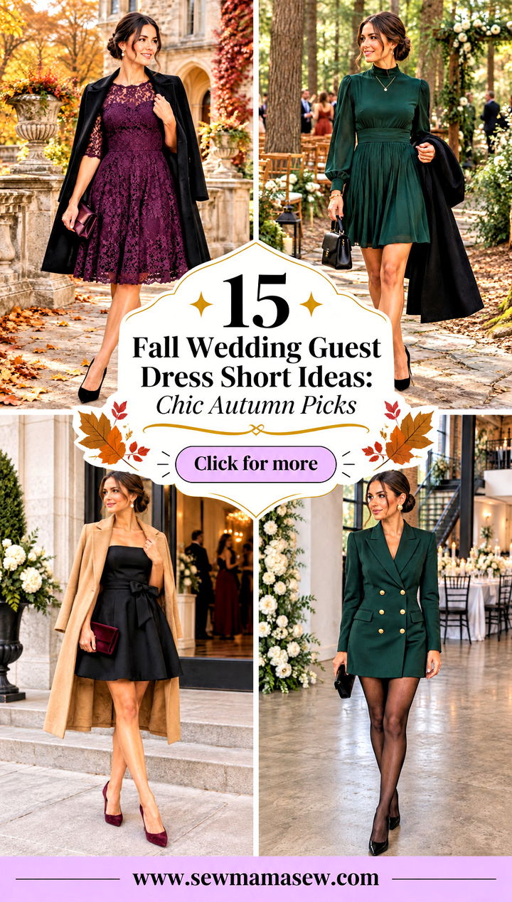 15 Fall Wedding Guest Dress Short Ideas Chic Autumn Picks - 15 Fall Wedding Guest Dress Short Ideas: Chic Autumn Picks
